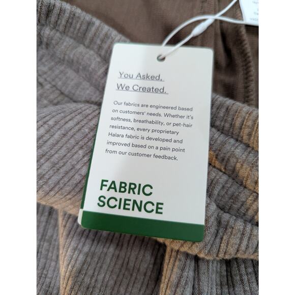 Halara Ribbed Mid Rise Wide Leg Women's Wide Leg Cargo Pants with Pockets - Picture 14 of 15